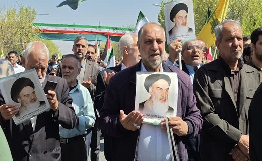 حضور پرشور مردم یزد در راهپیمایی روز جهانی قدس