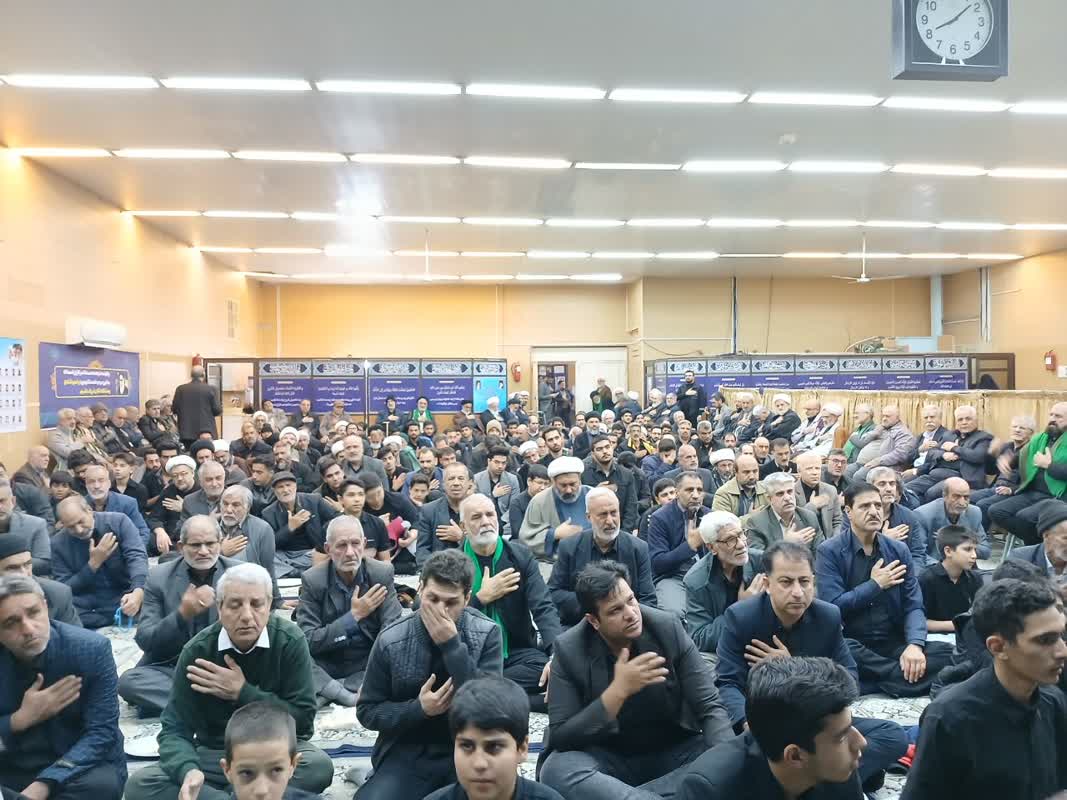 آیین عزاداری شهادت حضرت فاطمه زهرا (س) در دفتر امام جمعه یزد برگزار شد