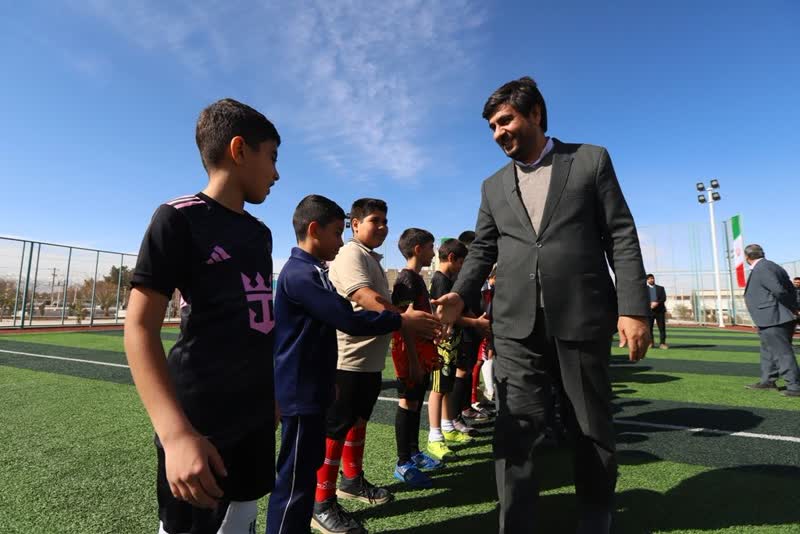 دو زمین ورزشی در منطقه یک شهرداری یزد به بهره‌برداری رسید